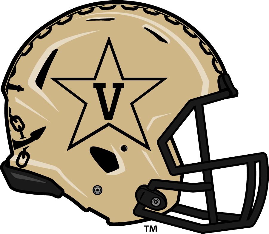 Vanderbilt Commodores 2017-2021 Helmet diy iron on heat transfer